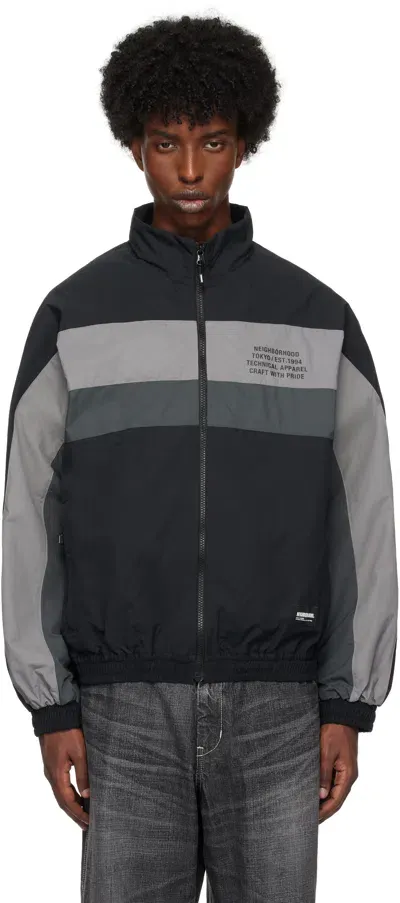 Neighborhood Black Taffeta Track Jacket