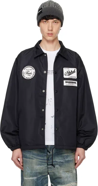 Neighborhood Black Windbreaker 2 Jacket