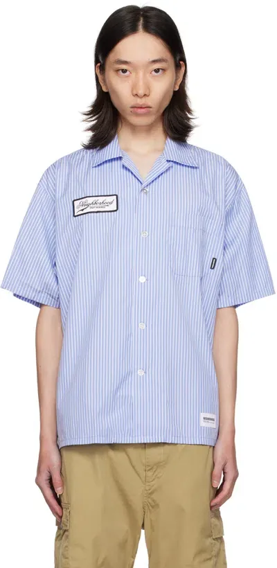 Neighborhood Blue Stripe Work Shirt