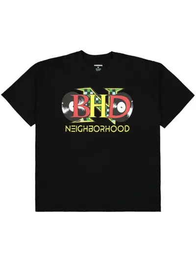 Neighborhood Cotton T-shirt In Black