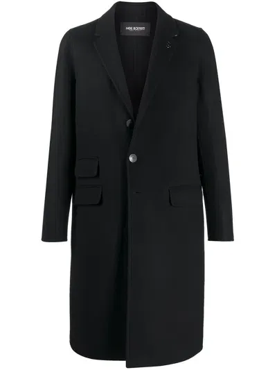 Neil Barrett Single-breasted Coat In Black  