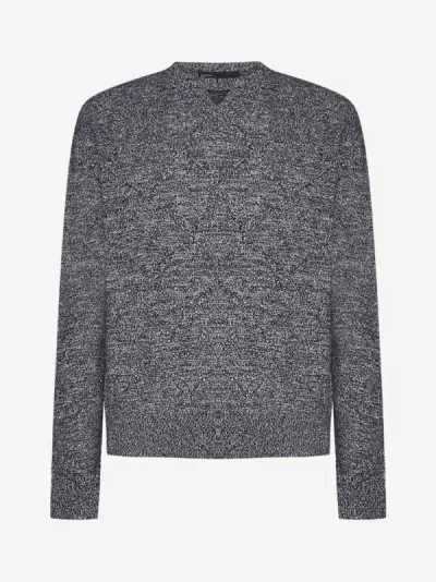 Neil Barrett Sweater In Black,white