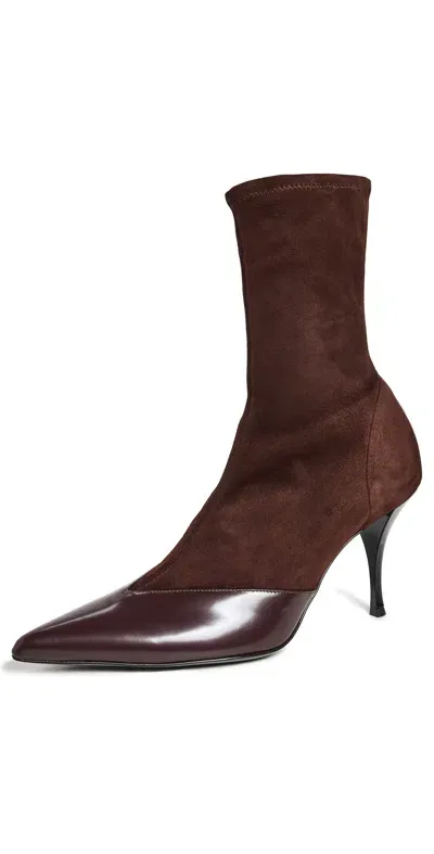 Neous Vega Booties Dark Chocolate