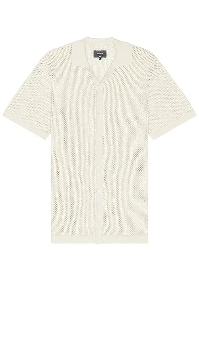 Neuw Cohen Short Sleeve Shirt In Beige