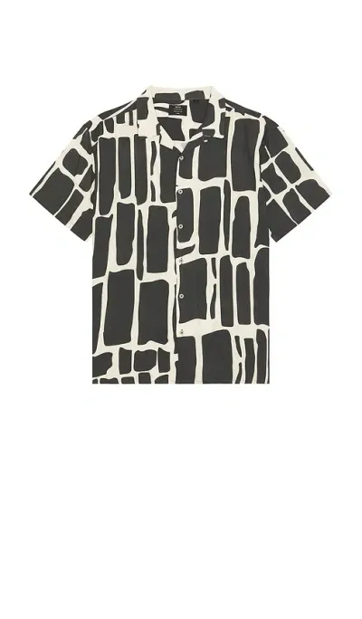 Neuw Curtis Short Sleeve Shirt In Black