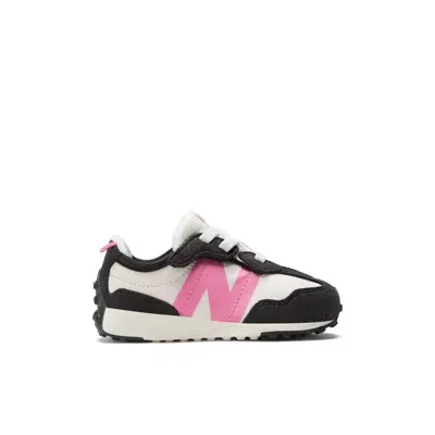 New Balance ' 327 New-b Hook & Loop In Black/real Pink