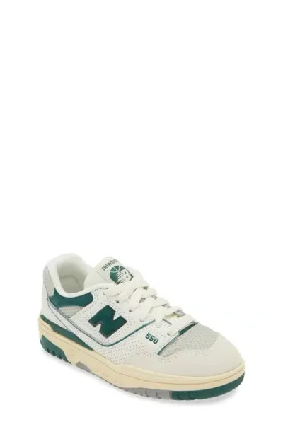 New Balance Kids'  550 Basketball Sneaker In Marsh Green/sea Salt