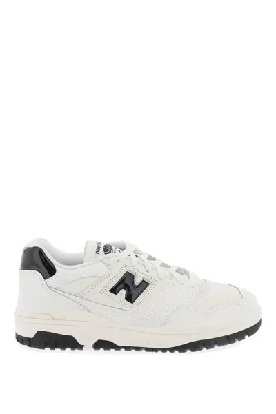 New Balance '550 Patent Leather Sneakers In Bianco