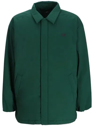 New Balance Coaches Jacket In Green