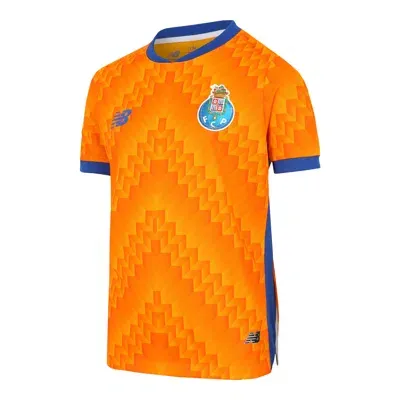 New Balance Fc Porto Kids'  Away Youth Short Sleeve Jersey In Orange