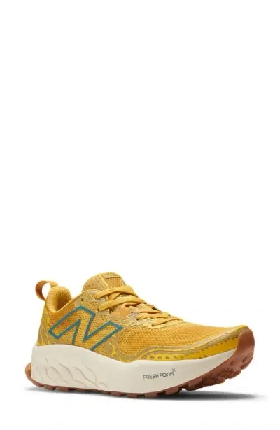 New Balance Fresh Foam X Hierro V8 Trail Running Shoe In Ginger Lemon/calcium