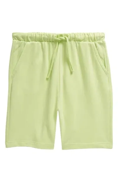 Next Kids' Drawstring Knit Shorts In Yellow Green