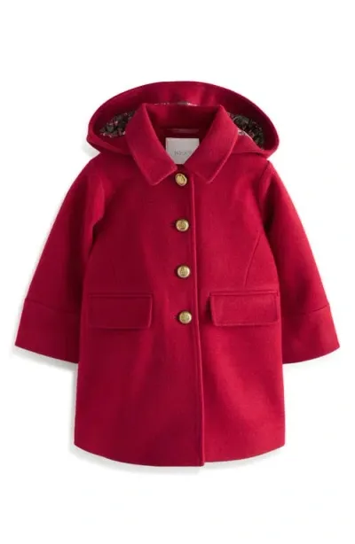 Next Kids' Hooded Coat In Red