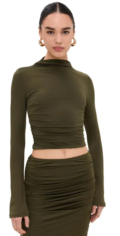 Nia Pia Top Olive