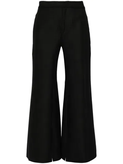 Niccolò Pasqualetti Flared Trousers In Black