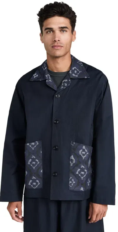 Nicholas Daley Detail Shirt Jacket Navy