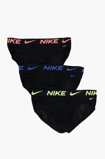 Nike 3 Pairs Brief Set With Logo On The Waist In Black