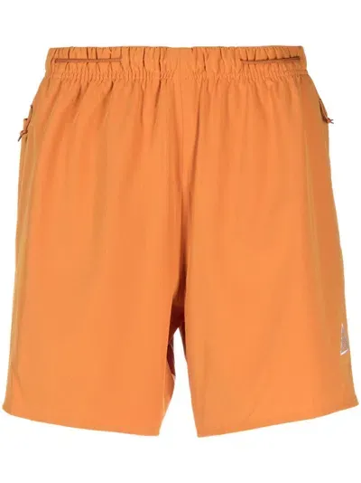 Nike Acg Dri Fit Shorts In Orange