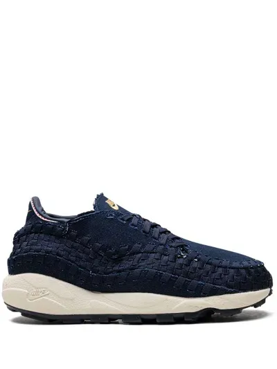 Nike Air Footscape Woven Sneaker In Navy