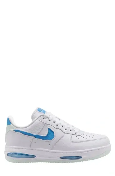 Nike Air Force 1 Low Evo Basketball Sneaker In White/university Blue/white