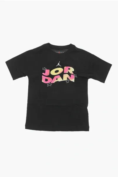 Nike Air Jordan Crew-neck T-shirt With Gradient Print