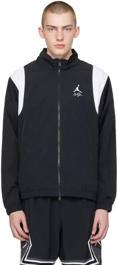 Nike Black & White Essentials Jacket In Black/black/white/wh