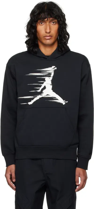 Nike Black Jordan Mvp Hoodie In Black/iron Grey/iron