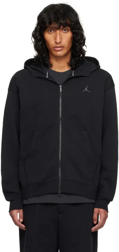 Nike Black Jordan Sport Hoop Jacket In Black/dark Shadow