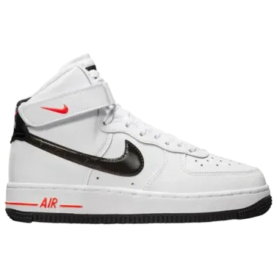 Nike Air Force 1 High "electric" Sneakers In White/black/red