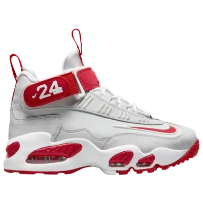 Nike Air Griffey Max 1 Mid Top Sneaker In White/grey/red