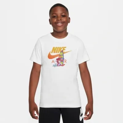 Nike Kids' Boys   Boxy 2 T-shirt In White/multi