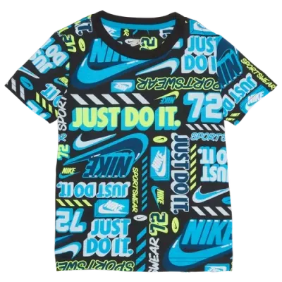 Nike Kids' Boys   Cool After School T-shirt In Black/multi