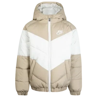 Nike Boys Preschool   Nsw Synthetic Fill Hd Jacket In Khaki