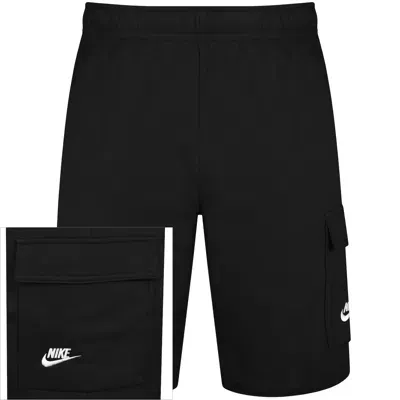 Nike Club Logo Cargo Shorts Black