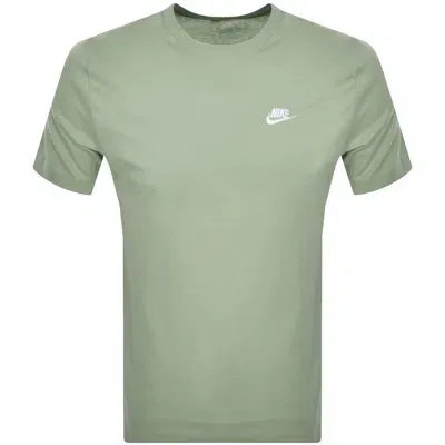 Nike Crew Neck Club T Shirt Green