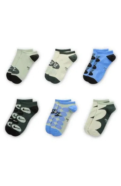 Nike Dri-fit Ankle Socks In Multi-color 1