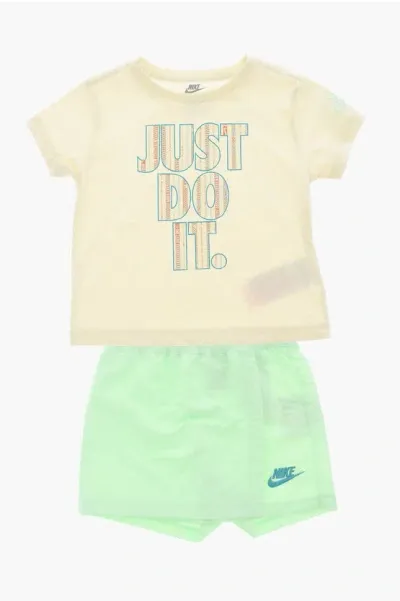 Nike Dri-fit Skort And Crew-neck T-shirt Set