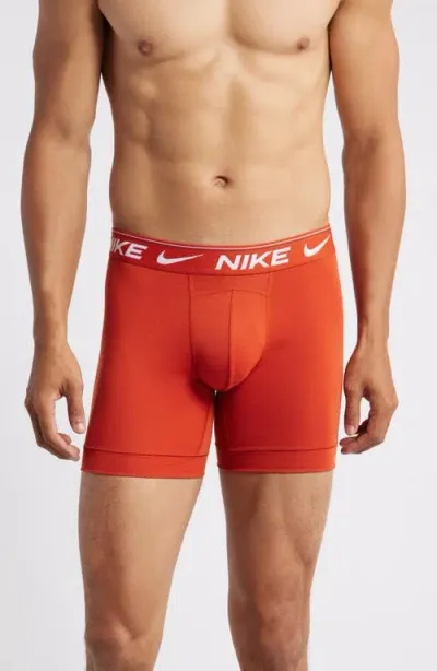 Nike Dri-fit Ultra Comfort 3-pack Boxer Briefs In Monarch/dragon/armony