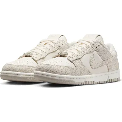 Nike Dunk Low Premium Basketball Sneaker In Phantom/photon Dust