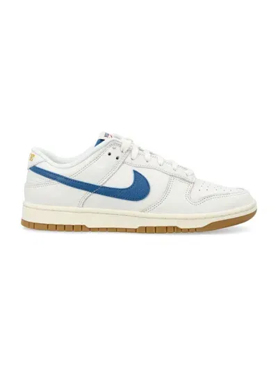 Nike Dunk Low Se Sneakers In Sail/dk Marina Blue-dk Marina Blue-univ Red-yellow