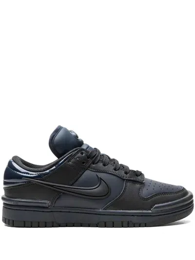 Nike Dunk Low Twist "dark Obsidian" Sneakers In Black