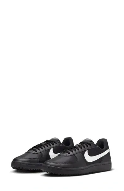 Nike Field General Sneaker In Black/metallic Silver/black