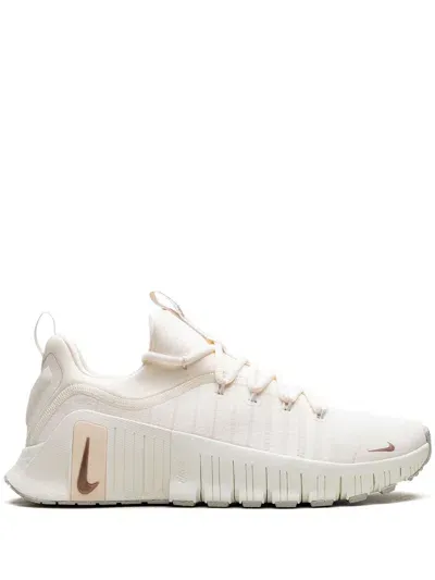 Nike Free Metcon 6 "pale Ivory/ Guava Ice/ Sail/metallic Red Bronze" Sneakers In Neutrals