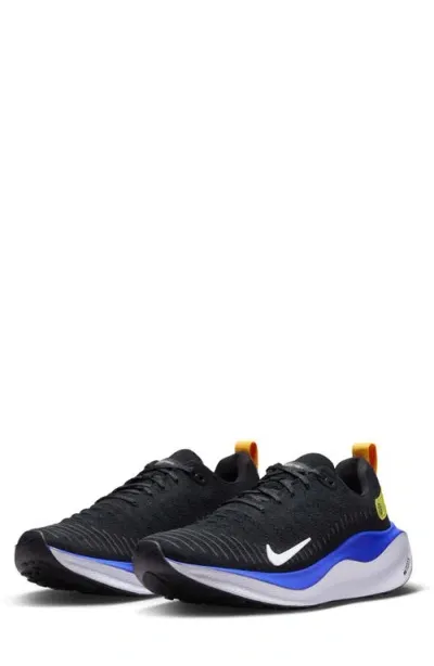 Nike Infinityrn 4 Running Shoe In Black/anthracite/blue