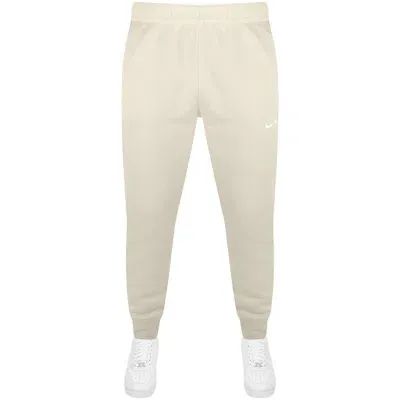 Nike Jogging Bottoms Beige In Neutral