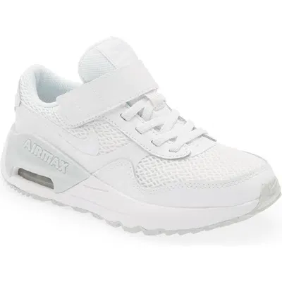 Nike Kids' Air Max Systm Sneaker In White/platinum