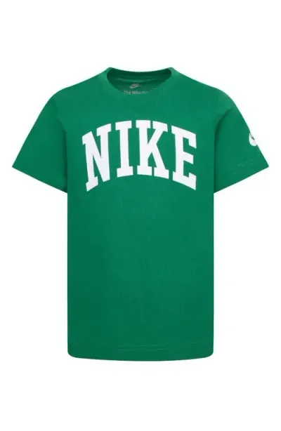 Nike Kids' Club Logo Graphic T-shirt In Malachite