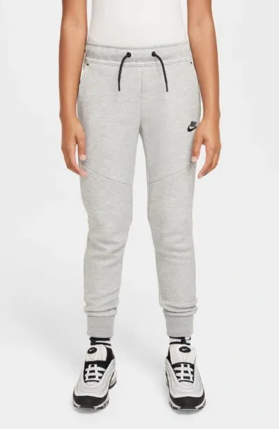 Nike Kids' Sportswear Tech Fleece Joggers In Dark Grey Heather/black