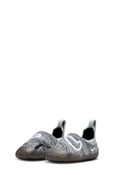 Nike Kids' Swoosh 1 Sneaker In Black/white/wolf Grey