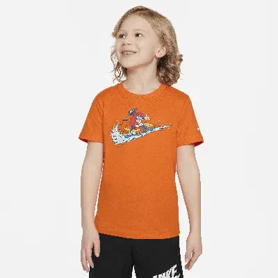 Nike Little Kids' Boxy Jet Ski T-shirt In Orange